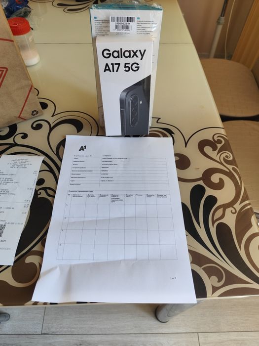 Samsung A17 5G неразпечатан+външна батерия 10 000 м.ч.