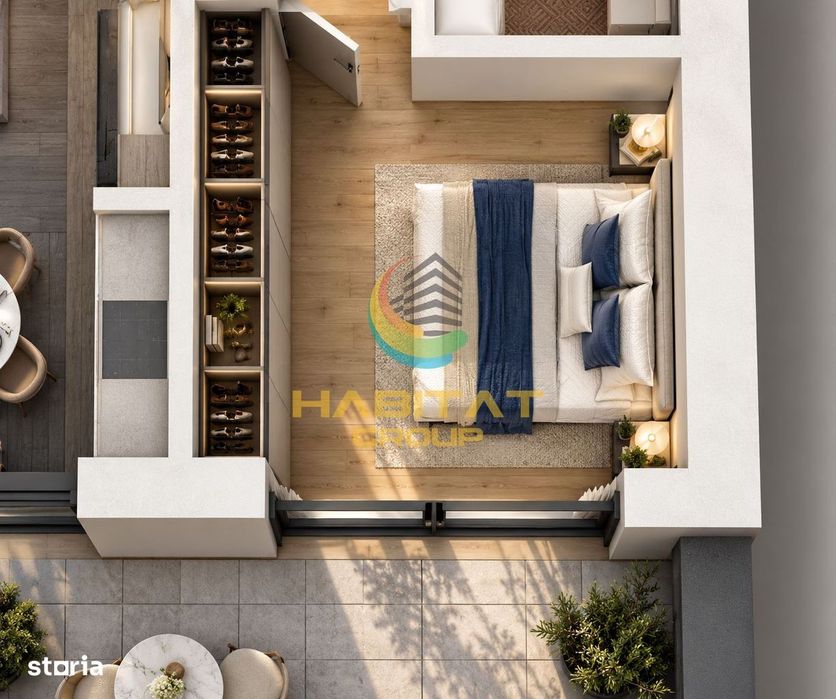 Apartament 2 camere studio - metrou Nicolae Teclu