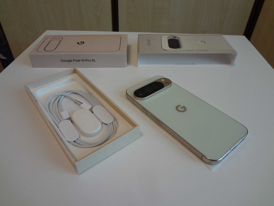 Google Pixel 10 Pro XL 256GB , JADE , EXACT CA NOU , Cutie , Baterie 100%