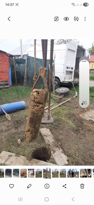 Foraje puțuri apa prelungirii denisipări și piloni