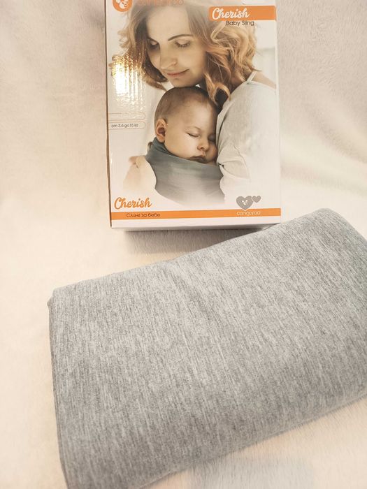 Слинг Cangaroo в сив цвят