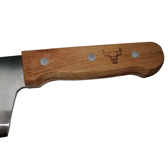 Satar DEPOX®, Pro Cook, otel inoxidabil, maner lemn, argintiu, 34.5 cm