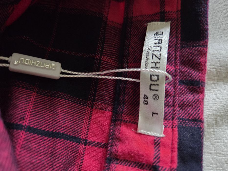 Рубашка.  фланель