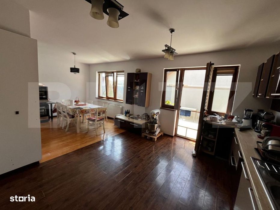 Casa individuala, 186 mp, un nivel, 1174 mp teren, zona Apahida