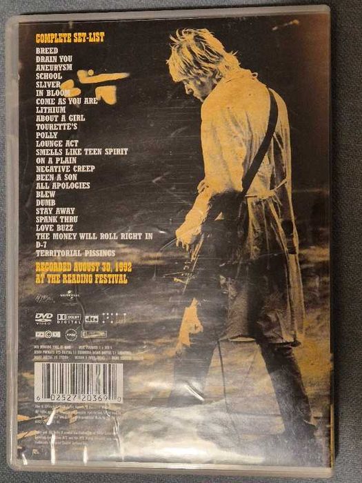 Vand DVD Nirvana - Live at Reading