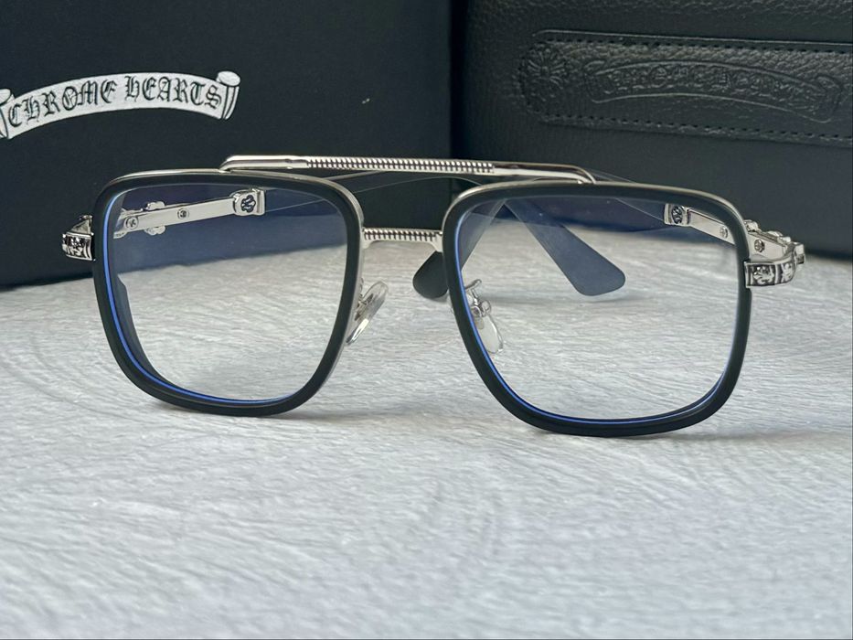 Очила за компютър Диоптрични рамки прозрачни слънчеви  chrome hearts