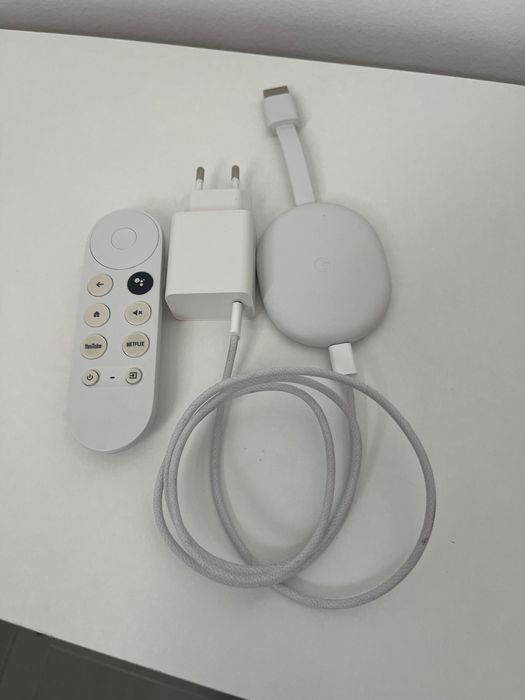 Google Chromecast TV, HD, HDMI, Bluetooth, Wi-Fi, Alb