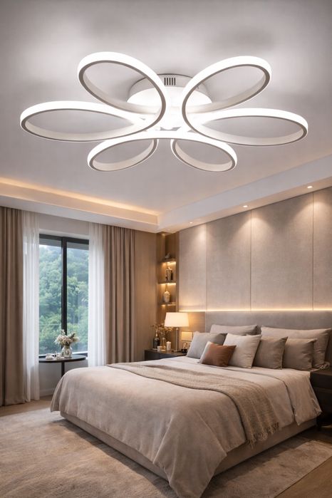 LED полилей за хол – 65W, бял