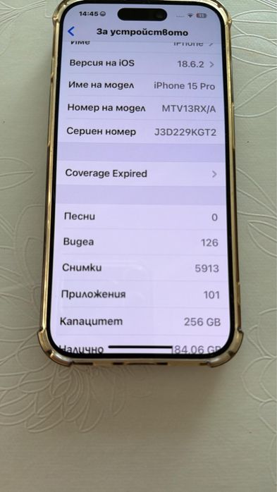 Iphone 15 pro 256