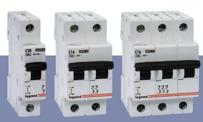 Legrand автоматы модульные/силовые