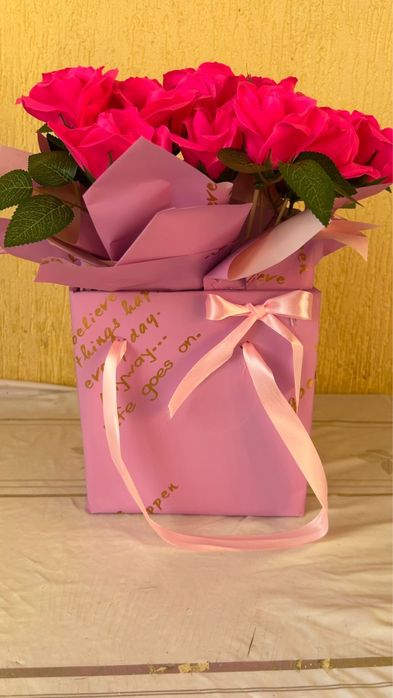 Цветы мыльные букеты 15 шт