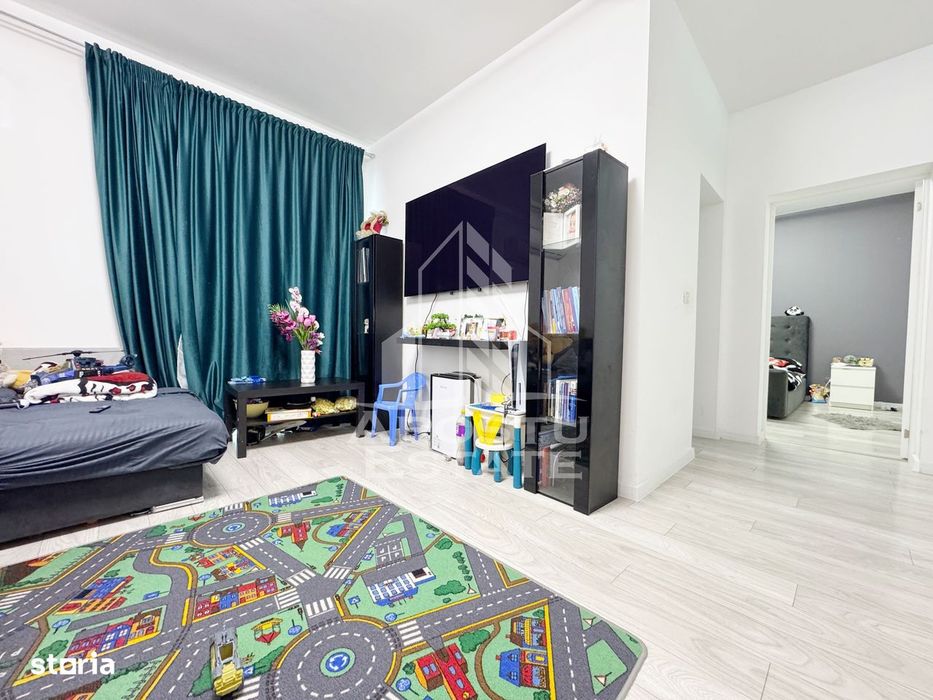 Apartament 2 camere de vanzare, 53mp utili + 8 mp balcon -Giroc