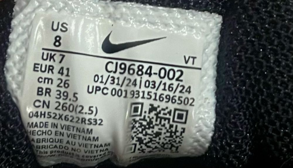 Nike Сникърси Air Max Plus III FV0386 001 Черен