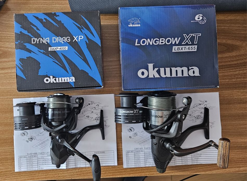 Mulineta Okuma Longbow XT și DynaDrag XP