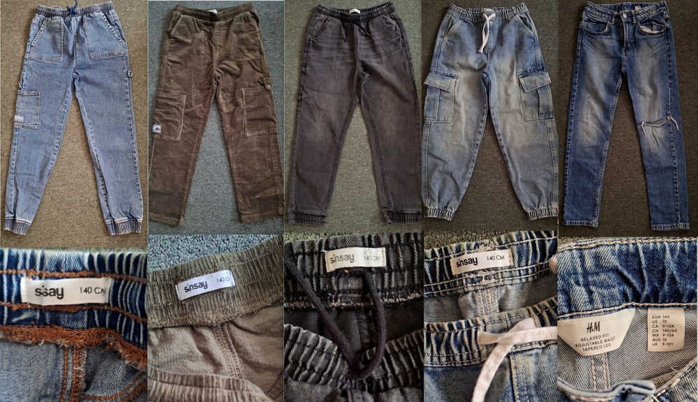 Яке, дънки, блузи 8-9 г - 120 лв