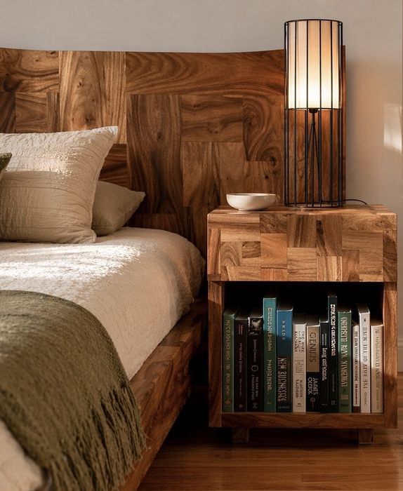 Подборка дизайнерской мебели для спальни из массива тика ( Индонезия)