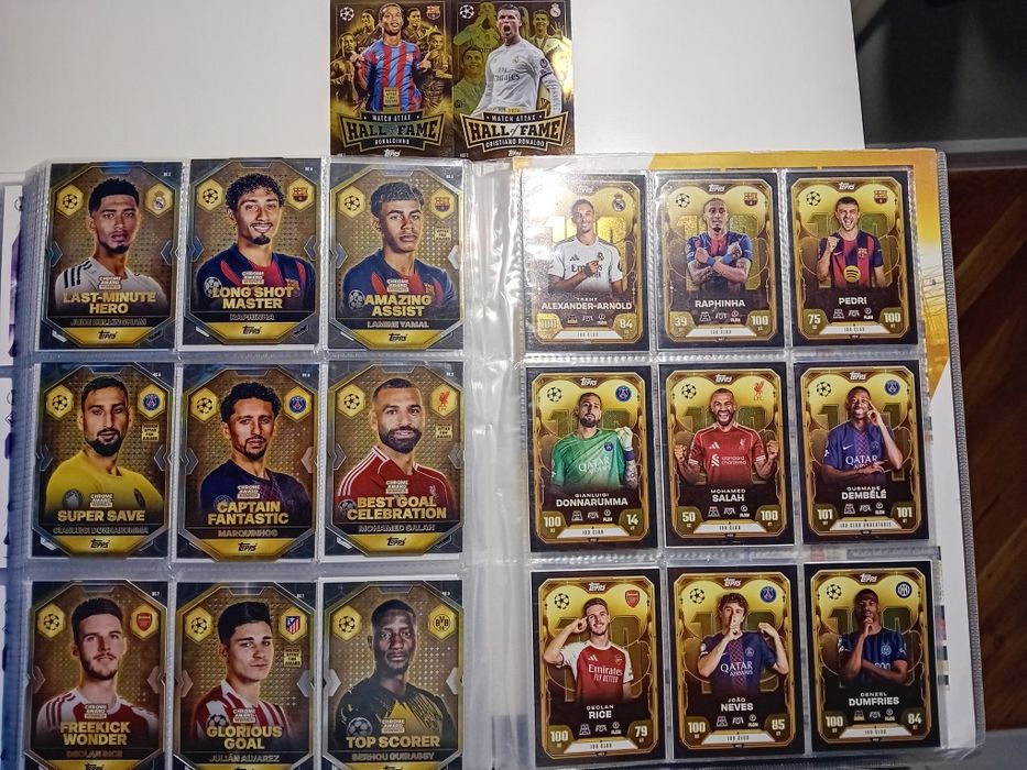 Продавам нови Match attax 25/26 футболни карти.