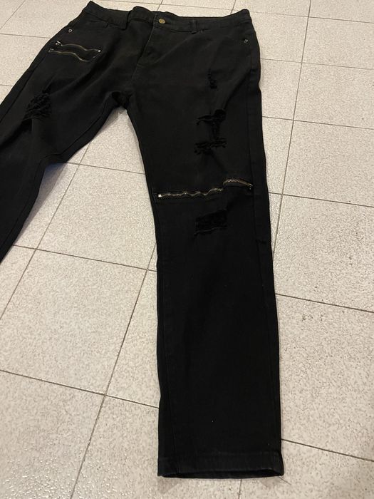 Панталон тип дънки ластичен ХЛ размер