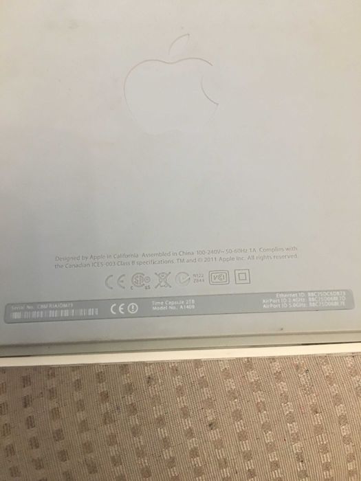 ruter apple A1409 2 Tb