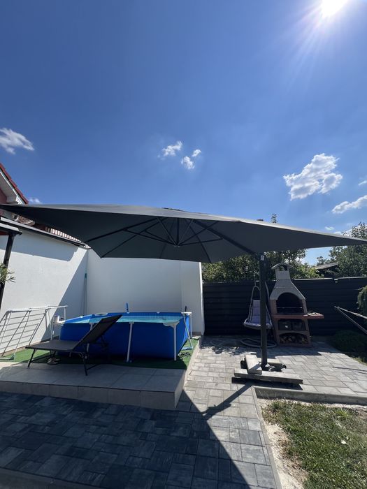 Umbrela de gradina  garden way  4x3 m