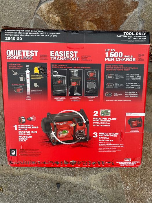 Компресор на батерии М18 Milwaukee 2840-20