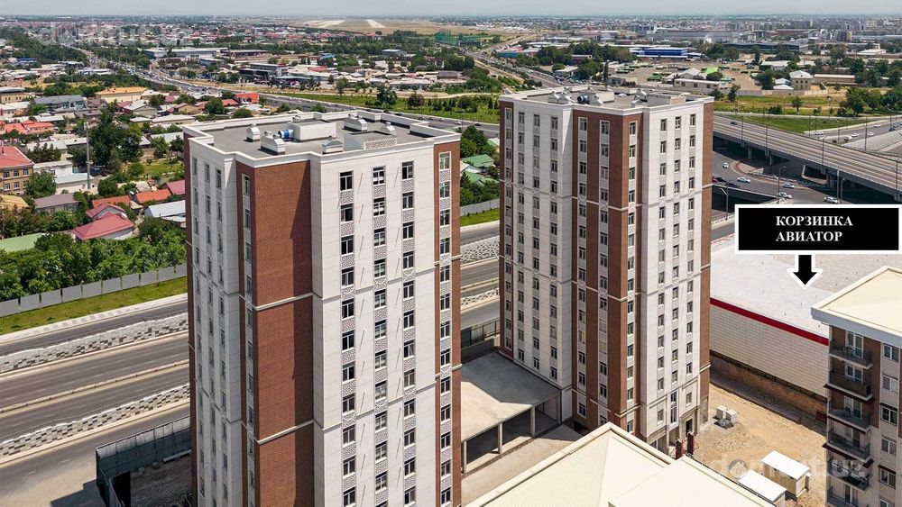 ЖК "Parkent plaza". 4-комнатная, 110 м². Паркентский, Корзинка