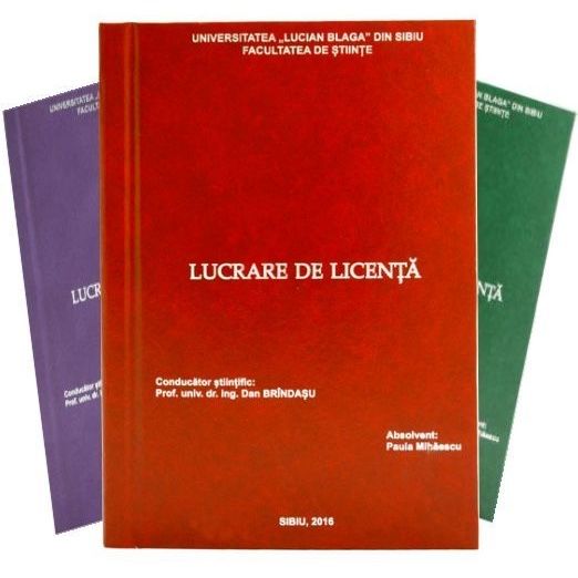 Realizez lucrari de licenta!