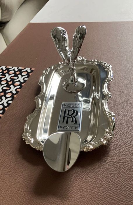 Пепельница Rolls-Royce серебряная подарок