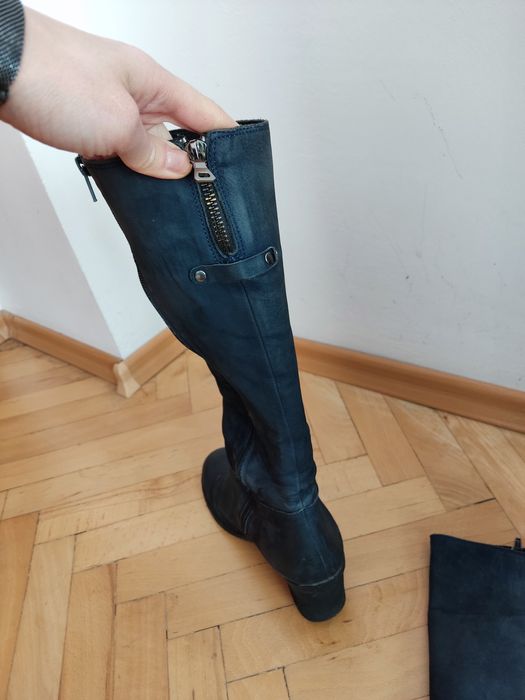 Дамски ботуши естествена кожа 38