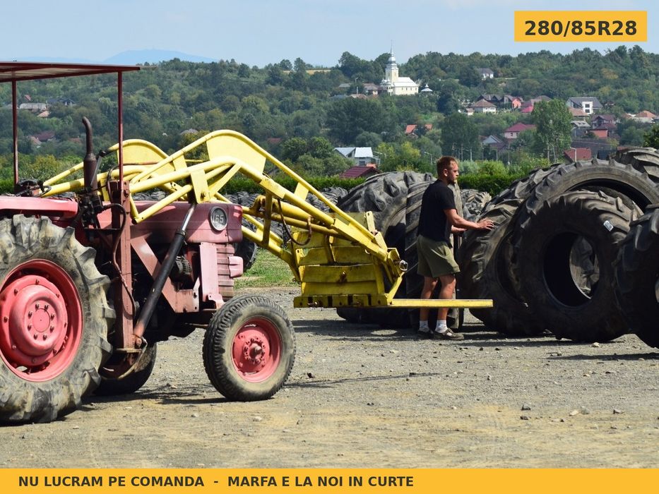 Anvelope Cauciucuri 280/85R28 280/85 R28 280/85-28 11.2R28 2808528 Continental Prasitoare Tractor Roti Inguste Utilaje Agricole SH Second Hand