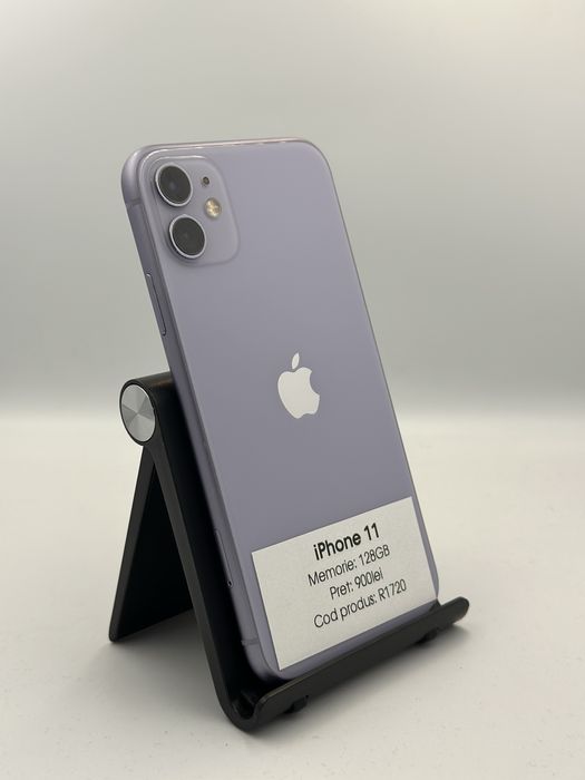 Iphone 11 - 128GB, 100% baterie, 1 an garantie