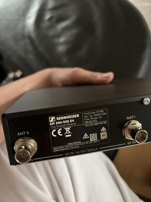 Sennheiser g4 ew500 microfon/wireless pentru instrument/microfon lavaliera