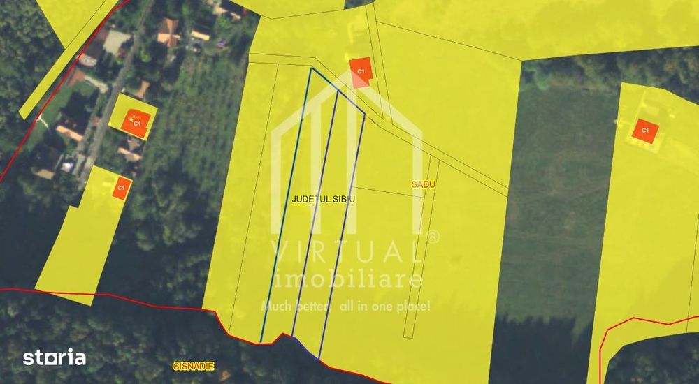 Teren intravilan de vanzare in Tocile, 3862 mp, priveliste spre padure