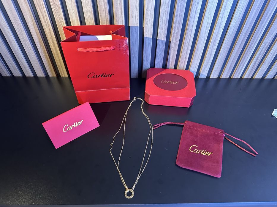 Дамско Колие с Висулка Cartier LOVE с опаковка и аксесоари