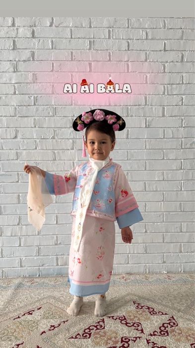 Детский индийский,кавказский,корейский,русский,восточный,китай костюм