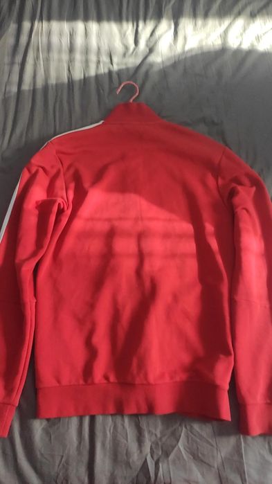 Bluza adidas roșie originala mărimea S fit M
