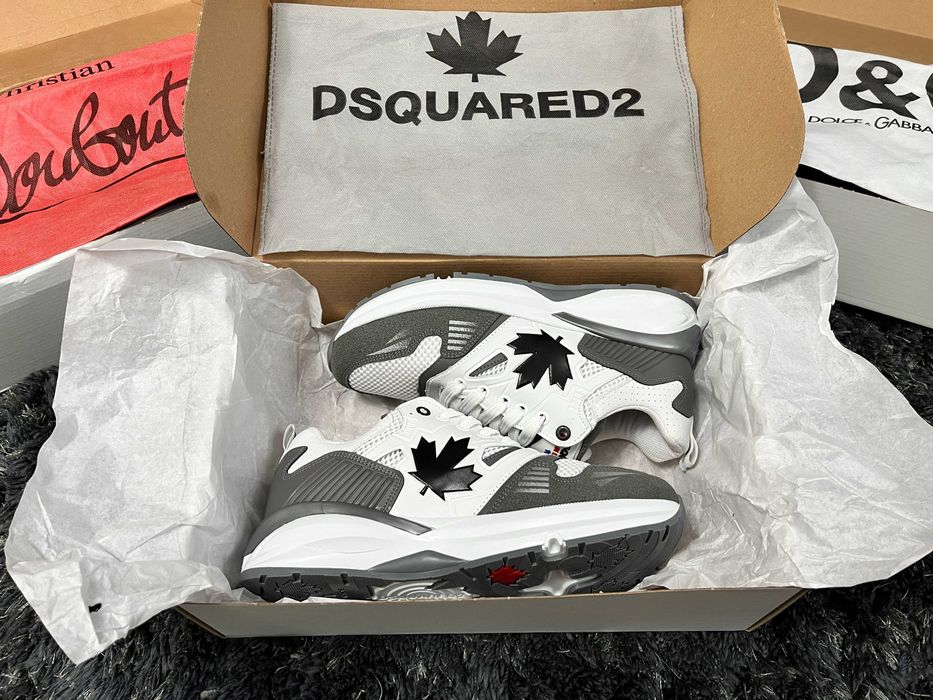 >- CEL MAI BUN PREȚ -< Sneakers - adidași - pantofi sport bărbați Dsquared2 Dash Runner D2 dsq model vara 2026