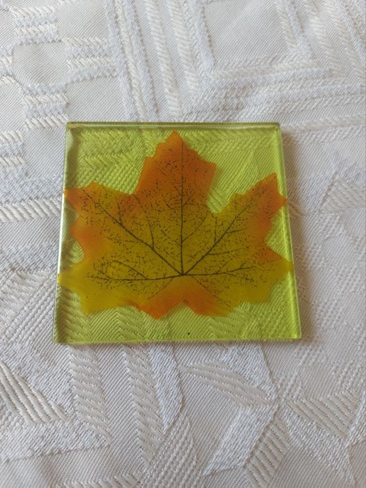Suport pentru pahar unicat - Rășină epoxidică -  Handmade