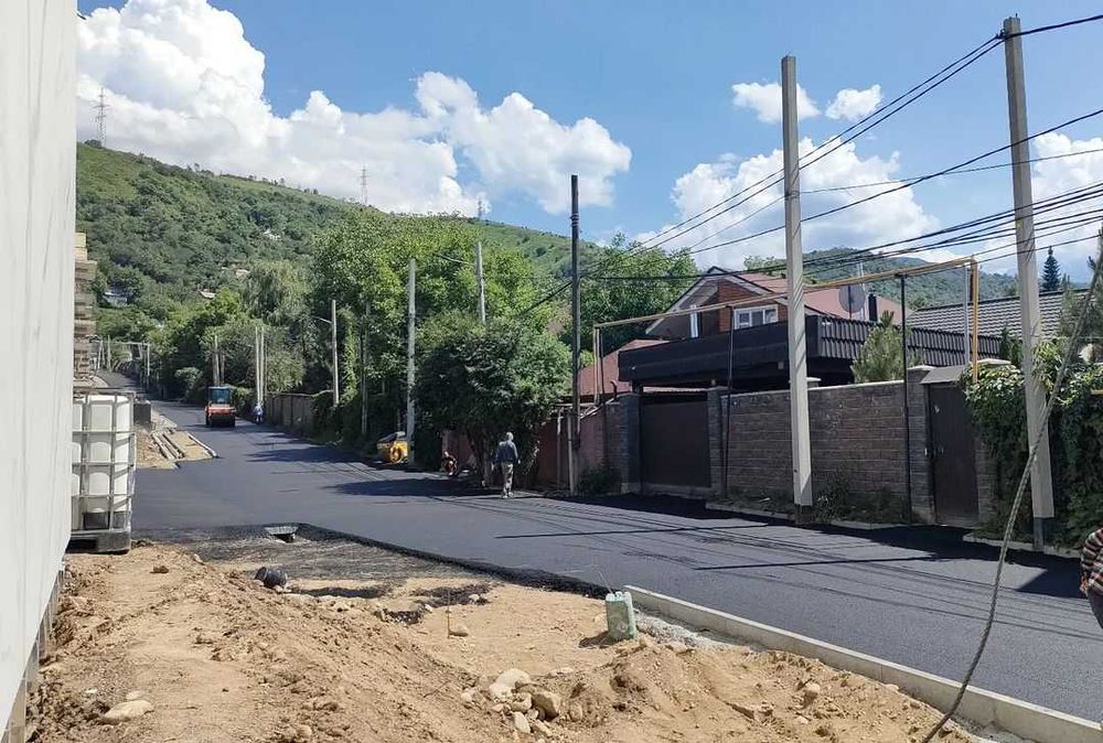 Асфальтирование, укладка асфвльта
