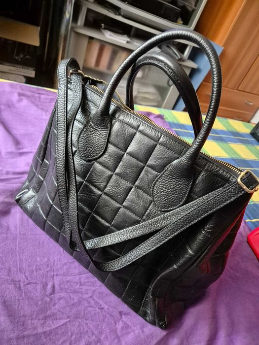 Geanta dama, piele naturala, produsa in Italia