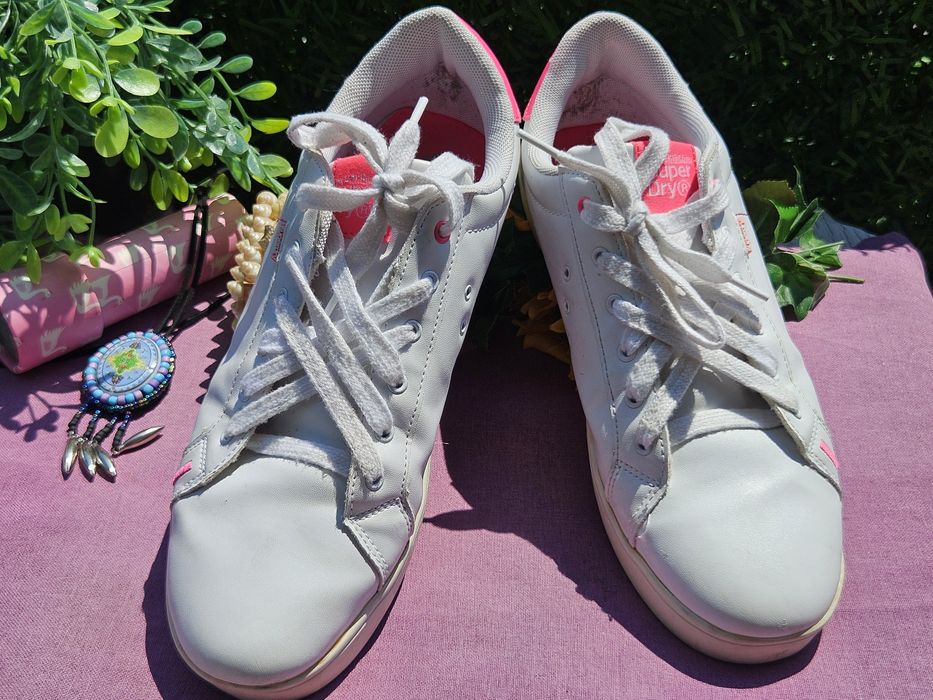 Superdry кожени кецове