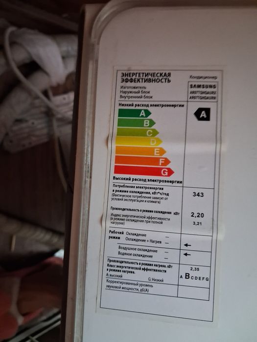 Продам кондиционер Samsung AR07TQHQAURNER