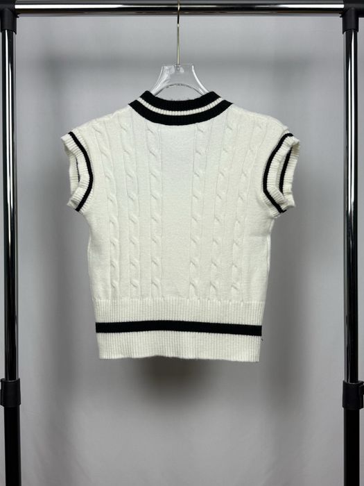 White College Vest | Vestă din lână College