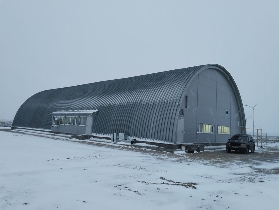 Ангар без каркасный