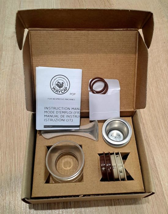 Capsule tip espressor, reutilizabile