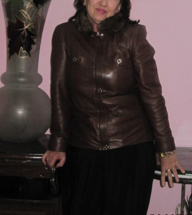 Куртка кожаная. Размер 48