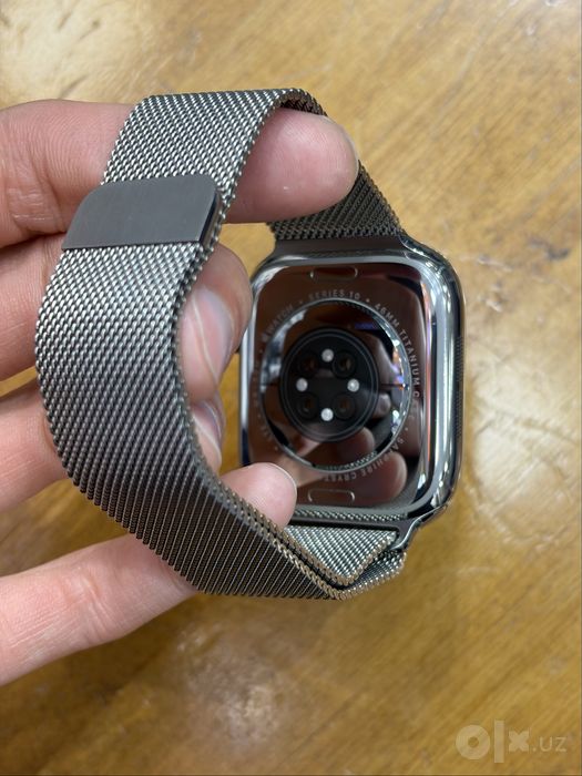 Apple Watch 10 46mm milanese natural titan 100%