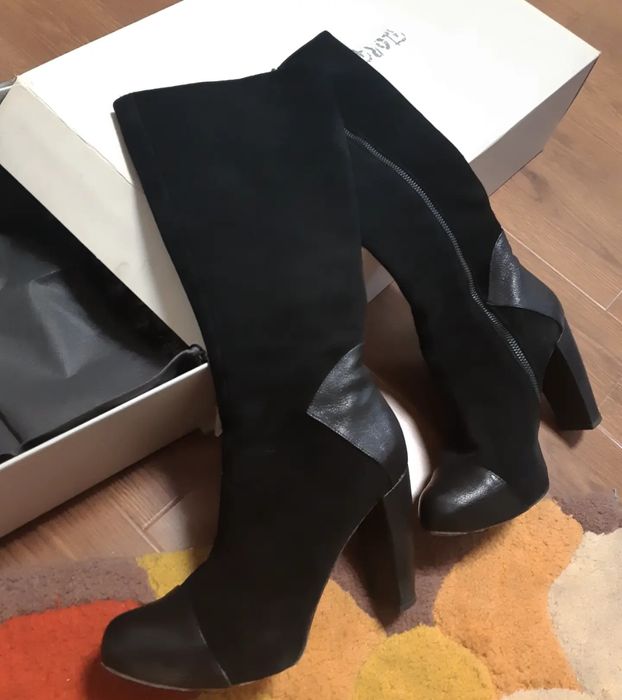 Сапоги Италия кожа