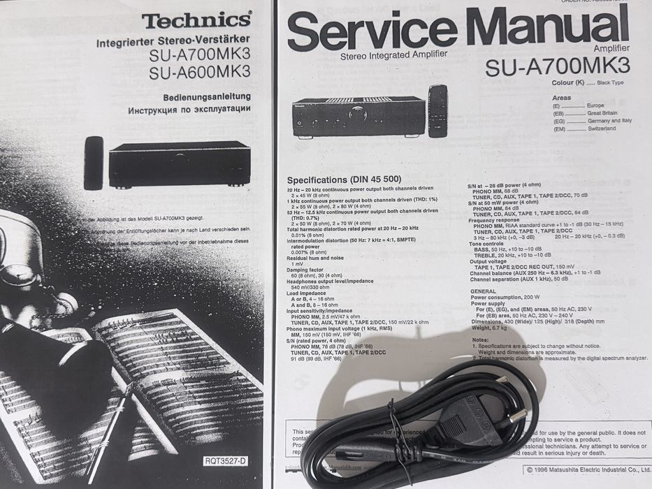 Продам усилитель Technics SU-A700MK3.