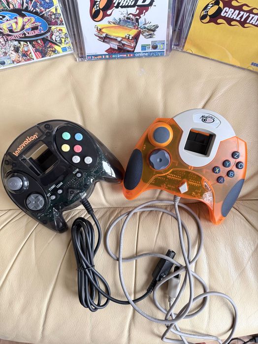SEGA Dreamcast Crystal Orange
